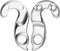 Union Derailleurhanger Gh-135 53,1 Mm Zilver