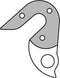 Union Derailleurhanger Gh-154 52,5 Mm Zilver