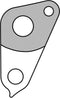 Union Derailleurhanger Gh-159 56,7 Mm Zilver