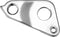 Union Derailleurhanger Gh-159 56,7 Mm Zilver