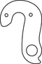 Union Derailleurhanger Gh-161 52,4 Mm Zilver