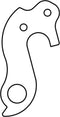Union Derailleurhanger Gh-164 55,5 Mm Zilver