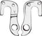 Union Derailleurhanger Gh-165 59,2 Mm Zilver