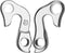 Union Derailleurhanger Gh-205 Fuji 62 Mm Zilver
