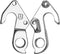 Union Derailleurhanger Gh-216 Focus 54 Mm Zilver