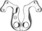 Union Derailleurhanger Gh-220 Focus, Raleigh, Wilier 55 Mm Zilver