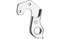 Union Derailleurhanger Gh-220 Focus, Raleigh, Wilier 55 Mm Zilver