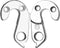 Union Derailleurhanger Gh-221 Lapierre 52 Mm Zilver