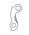 Union Derailleurhanger Gh-227 Bergamont 58 Mm Zilver