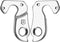 Union Derailleurhanger Gh-230 Bmc 53 Mm Zilver