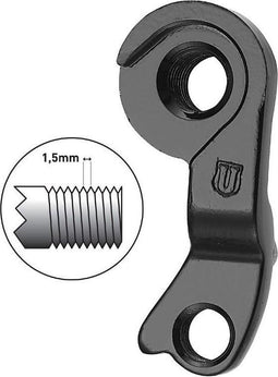 Union Derailleurhanger Gh-250 Bulls 62 Mm Zwart