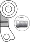Union Derailleurhanger Gh-250 Bulls 62 Mm Zwart