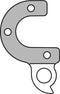 Union Derailleurhanger Gh-253 Bulls 60 Mm Zilver