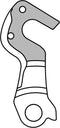 Union Derailleurhanger Gh-257 Cube 68 Mm Zilver