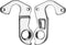 Union Derailleurhanger Gh-260 Cannondale, Bulls 50 Mm Zilver