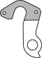 Union Derailleurhanger Gh-260 Cannondale, Bulls 50 Mm Zilver