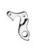 Marwi Derailleurpad GH-060 met schroefset M4x0.7