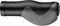 Union Handvatten Gp-02l 128 Mm Rubber Zwart/grijs