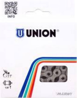 Union Ketting 1/2-3/32 112 schakels 430h zwart