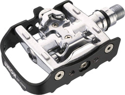 Union Klik-/platformpedalen Sp-5900 Spd Alu Zwart/zilver