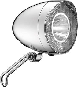 Union koplamp Retro led dynamo (chroom) - Fietsverlichting