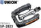 Union Pedalen Sp-2823 Aluminium Antislip Zwart