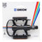 Union Platformpedaal Mtb 600 9/16 Inch Reflector Zwart Set