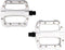 Union Platformpedalenset Sp-1300 Bmx 9/16 Inch Zilver
