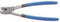 Unior Kettingponstang E320 24,3 Cm Staal/rubber Zilver/blauw