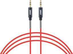 UNIQ Accessory Audiokabel Anti-Winding AUX - Rood