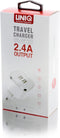 UNIQ Accessory Dual Port 2.4A thuislader - USB Type-C - Wit
