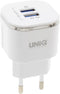UNIQ Accessory Lightning iPhone 2.4A snelle thuis oplader met 2 USB poorten - CE Keurmerk