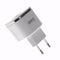 UNIQ Accessory Lightning iPhone 2.4A snelle thuis oplader met 2 USB poorten - CE Keurmerk