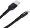 UNIQ Accessory Lightning USB Kabel 200cm snellader dataoverdracht - Zwart