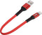 UNIQ Accessory Lightning USB Kabel 20cm snellader dataoverdracht - Rood