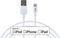 UNIQ Accessory MFI Lightning USB Kabel 2.4A (1m) - Wit