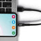 UNIQ Accessory snellader dataoverdracht Zwart Micro USB Kabel
