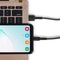 UNIQ Accessory snellader dataoverdracht Zwart Micro USB Kabel
