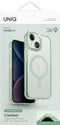 Uniq Hoesje Geschikt voor iPhone 15 Hoesje - Uniq Combat Magsafe Backcover - groen