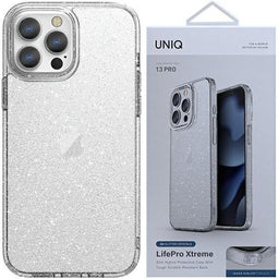 UNIQ - LifePro - Xtreme case iPhone - 13 - Pro / 13 - 6.1 - transparant/tinsel - doorschijnend
