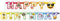 UNIQUE - Kartonnen happy birthday Emoji Rainbow banner