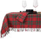 Unique living - Kerst Tafelkleed tartan 150x300 cm red