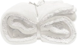 Unique Living Lars - Fleece Plaid - 150x200 cm - Wit