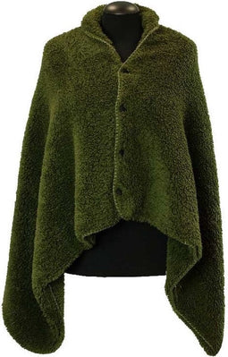 Unique Living - Omslagplaid Nox - Winter green - 150x75cm