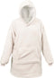 Unique Living OVERSIZED HOODIE LILLY - 70x50x87 cm - Heerlijk warm - Effen kleur - Teddy binnenkant