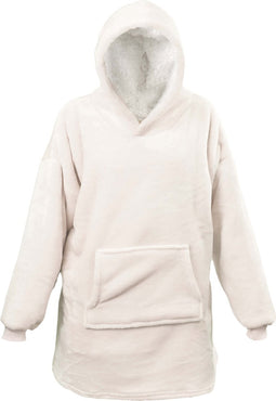 Unique Living OVERSIZED HOODIE LILLY - 70x50x87 cm - Heerlijk warm - Effen kleur - Teddy binnenkant