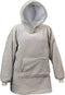 Unique Living OVERSIZED HOODIE LILLY - 70x50x87 cm - Heerlijk warm - Effen kleur - Teddy binnenkant
