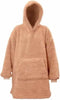 Unique Living - Oversized Hoodie Teddy - Old Pink - 70x50x87 - one size