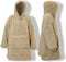 Unique Living Oversized Teddy Fleece Hoodie Chateau Grey