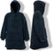 Unique Living Oversized Teddy Fleece Hoodie Dark Blue